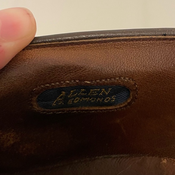 Allen Edmonds Men’s Brown Leather Loafers Dress Shoes Size 9.5C 82374 Preppy - Picture 8 of 10